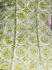 Beautiful Longitude Medallion Batiks Kate Spain in Citrine by Moda 22″X 14″