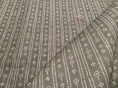 1.75YD PARKER & JULES Birdlip Hunter Colorway 100% Oyster Linen Fabric Belgium