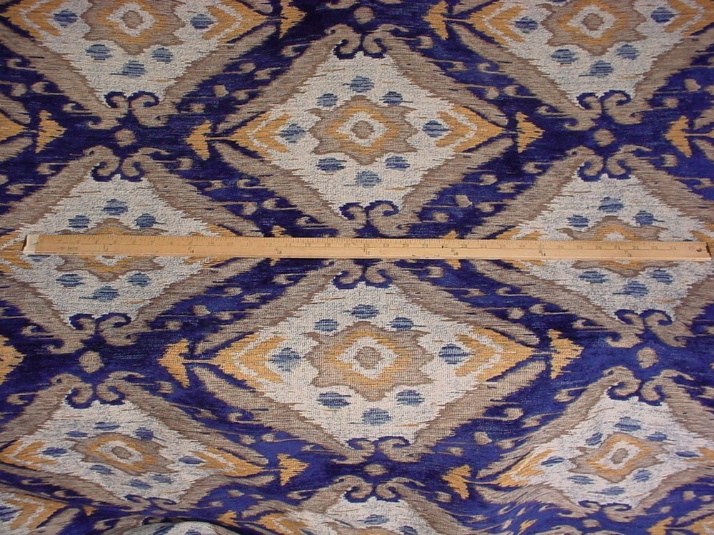 1-3/8Y Kravet Couture 30198 Plush Kilim Indigo Upholstery Drapery Fabric