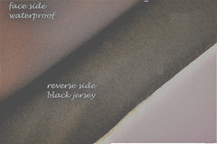 WATER PROOF PLUMB COLOUR LUXURIOUS COTTON BLEND THERMAL FABRIC MADE IN ITALY D83