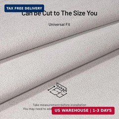 Hiksuky Suede Auto Headliner Fabric 96″ L × 58″ W with Foam Backing – Gray Inter