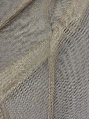 Metallic Chainmail Fabric Silver Mesh Sheer 2-Way Stretch 60 Inch Wide