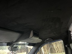 Black Stretch Suede Camper Van Headlining Material VW Transporter T5 T6 Caddy