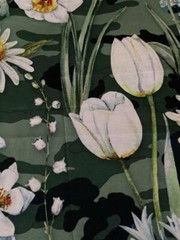 Authentic Monalisa Luxury dress fabric 162 x 148 cm. Made in Italy.