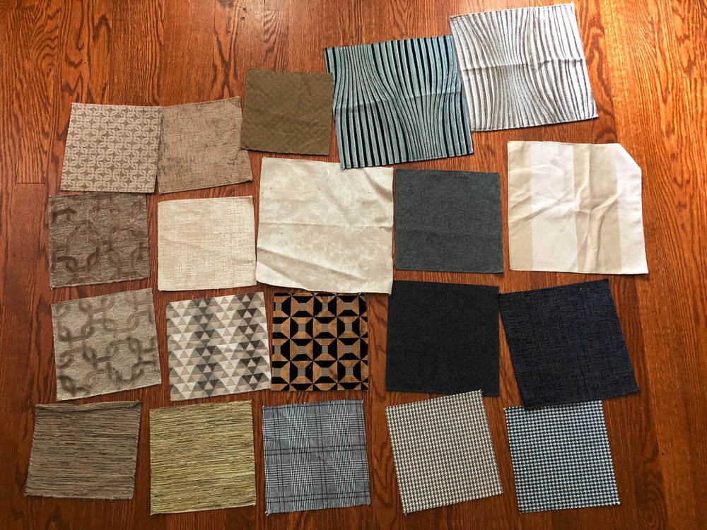 JAB, CHIVASSO, CHRISTIAN FISCHBACHER 20 pcs Mixed Lot Fabric Samples