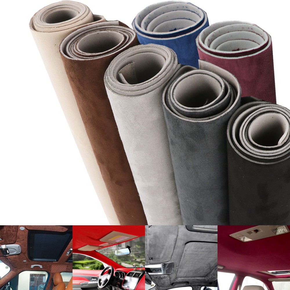 Suede Headliner Upholstery Foam Back Materials Awesome for Roofliner Replacement