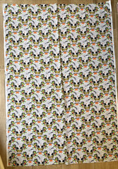 VTG 90s Halloween Sue Dreamer Fabric Country Trick Treat Witches 1-7/8 Yd X 44