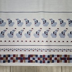 Daisy Kingdom Bear Pulling Geese In Wagon NURSERY Baby PANEL W/ Quilt Guide