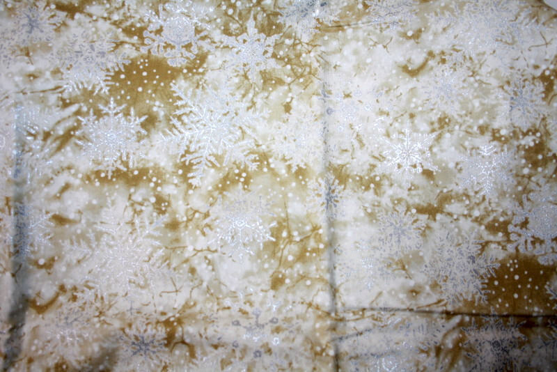 WINTER GLISTEN IN GOLD AND WHITE FROM RJR FABRICS – 100% COTTON FABRIC
