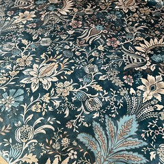 1.1 Metres iLiv Pavilion Adriatic Velvet Curtain Upholstery Cushion Blind Fabric