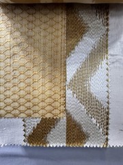 Kravet Couture fabric sample “Weaves / Modern Colors Vol. II” Saffron colorway