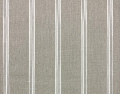 BALLARD DESIGN DENBY FLAX STRIPED BASKETWEAVE WOVEN LINEN FABRIC BY YARD 57″W