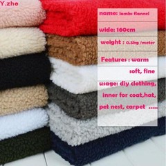 150x50cm1pc Good Plush Fabric Warm Soft Imitation Lambs Flannel Cashmere Plush