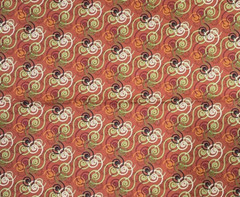 Cotton Fabric 22″x36″ Fall Autumn Halloween Blender Swirls Kate Ward Thacker