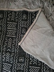 COVINGTON IMANI SMOKE GRAY TRIBAL GEOMETRIC COTTON MULTIUSE FABRIC BY YARD 54″W