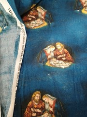 Cranston Early VIP Nativity Christmas Fabric 100% Cotton 2006 44″ X 108″