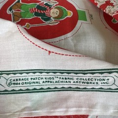 Cabbage Patch Kids Fabric Panel Tree Ornaments Or Sachets cut n sew