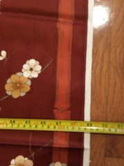 48″x 63″ Cloisonne Collection Fabric 5th Avenue Designs Vase Peony Bowl Flower