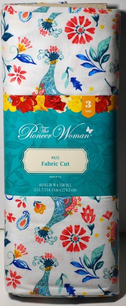 Maize Pioneer Women 3pc 44/45″w x 108″L Fabric Cuts