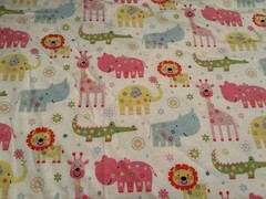 Hobby Lobby Baby Sewing Crafts Quilting Flannel 100% Cotton Fabric 2 Yds X 44”