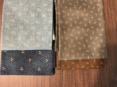 Settlement Collection Jeanne Horton Windham Fabrics Lot 4 Pieces 1/2 Yard Each