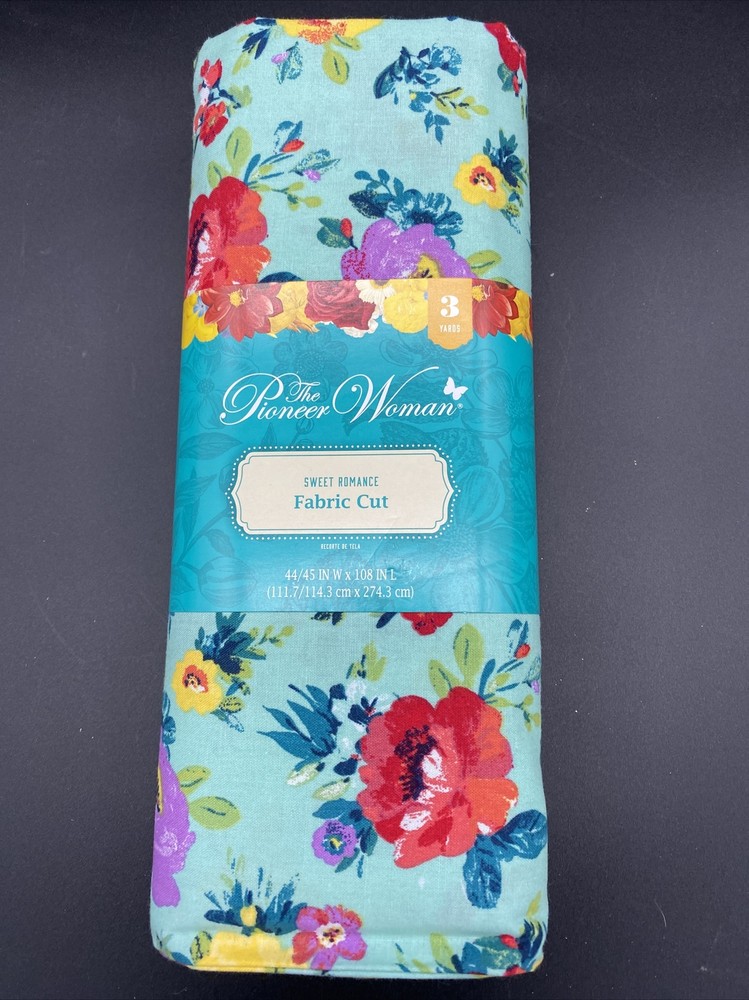 Pioneer Woman 100% COTTON Fabric 3yds Sweet Romance 44/45″ W x 108″ L