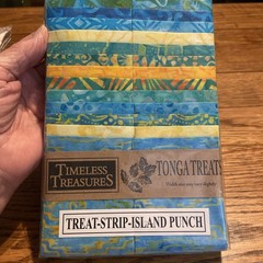 Timeless Treasures Tonga Treats 2.5″ Batik Fabric Strips Island Punch