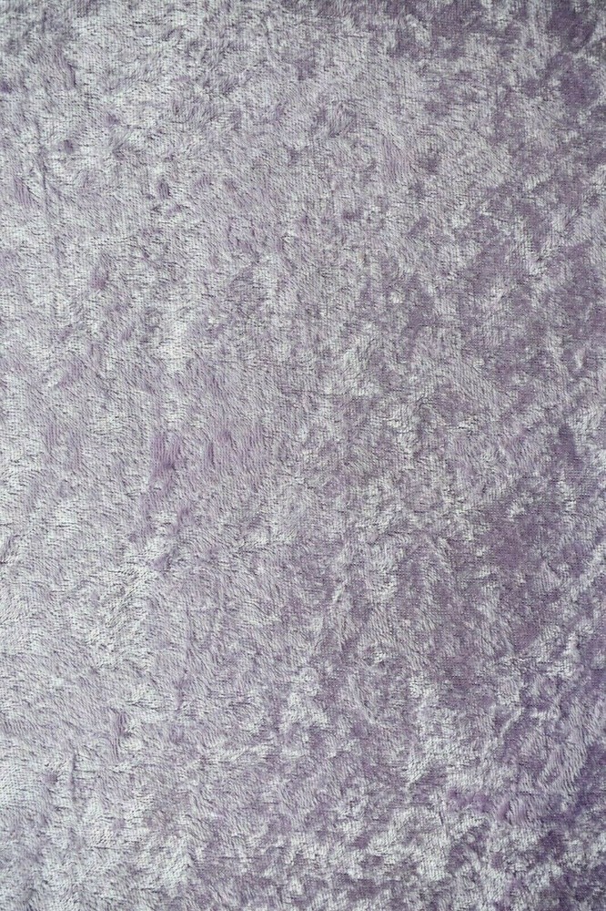 LAVENDER ICE CRUSHED PANNE VELVET KNIT FABRIC 2 WAY STRETCH 1 YARD 36X58″