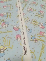 Little Twin Stars Kiki & Lala Fabric Sign 110x50cm/43.3×19.68″/1.2×0.54yd Ox