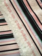 Blank Quilting Stripe 100% Cotton Fabric Pink Black Green 1 Yard x 42” Wide