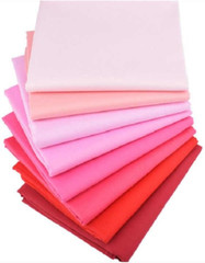 Crafts Fabric Pre-Cut 40cm x 50cm Solid Color Cotton Craft Fabric 8pcs/lot