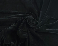 3′ Triple Plush Velvet Fabric BLACK 45″ wide Acetate/Nylon CRAFTS COSTUMES DECOR