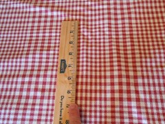 Wine Red Plaid/check “Scotland” upholstery fabric 56″ x 6 yards