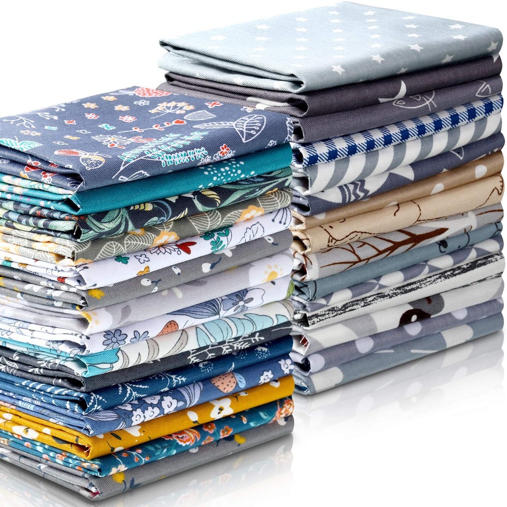 Tatuo 30 Pieces 10 x 10 Inches Spring Cotton Fabric 10 Inches, Assorted
