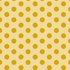 Medium Dots 130029 Flaxen Yellow Tilda