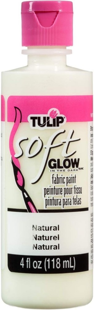 Soft & Flexible 4 oz Fabric Paint – Glow in the Dark, Perfect for Customization