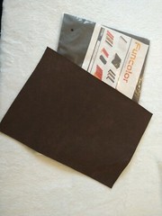 New DARK BROWN Funcolor Faux Leather, Leather Sheets, 6 pack 8.5 X 11.5