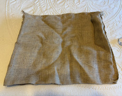 Vintage Burlap Jute Grain Feed Sack Rustic Farmhouse Primitive 20×20 Craft