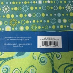 Quick Cuts Super Singles Fabric Cut Two 1-Yard Pieces Lot Of 2 36”x42” Brand New