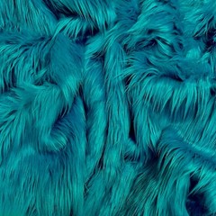 EOVEA Shaggy Faux Fur Fabric by The Yard – 36″ X 60″ Inch – Long Pile Fur – Fake