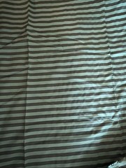Striped Fabric Teal and Dark Grey Pattern Apparel Material 45″ Wide 3 Yds #56