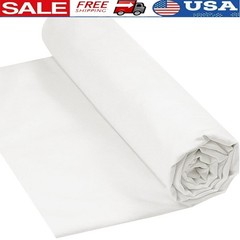 100% Cotton Muslin Fabric 59 inch x 2 Yards Bleached Muslin Linen for Sewing