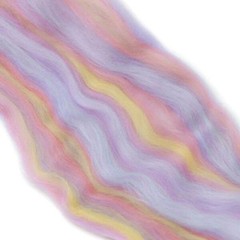 8 oz Multicolored Merino Wool Top Cotton Candy Blend 22 Micron Soft Fiber
