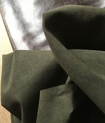Majilite Novasuede Fabric in Olive-54″ wide 5 Yard cut Medium Weight- New