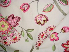 2-7/8Y Brunschwig & Fils BF1098 Boscobel Embroidered Jacobean Upholstery Fabric