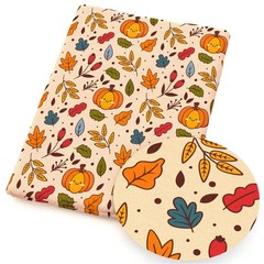 Fall Faux Leather Sheet – Cartoon Character Smooth Material for DIY Accessories
