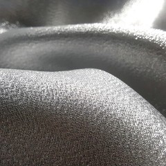 Silver White Crystal Shimmer Lame Fabric 58″ By The Yard Metallic Costume Cloth
