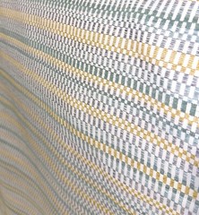 ETHAN ALLEN UPHOLSTERY JACQUARD FABRIC HYPNOTIC PASTEL THICK EMBROIDERED BTY!!