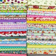200pcs 10x10cm Cotton Craft Squares, DIY Sewing Quilting,Dot Pattern,Multicolor