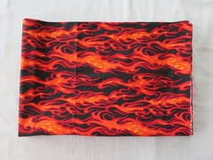 Movin’ on Screen Print Fire Flames Print Design Craft Fabric, 66” x 42”